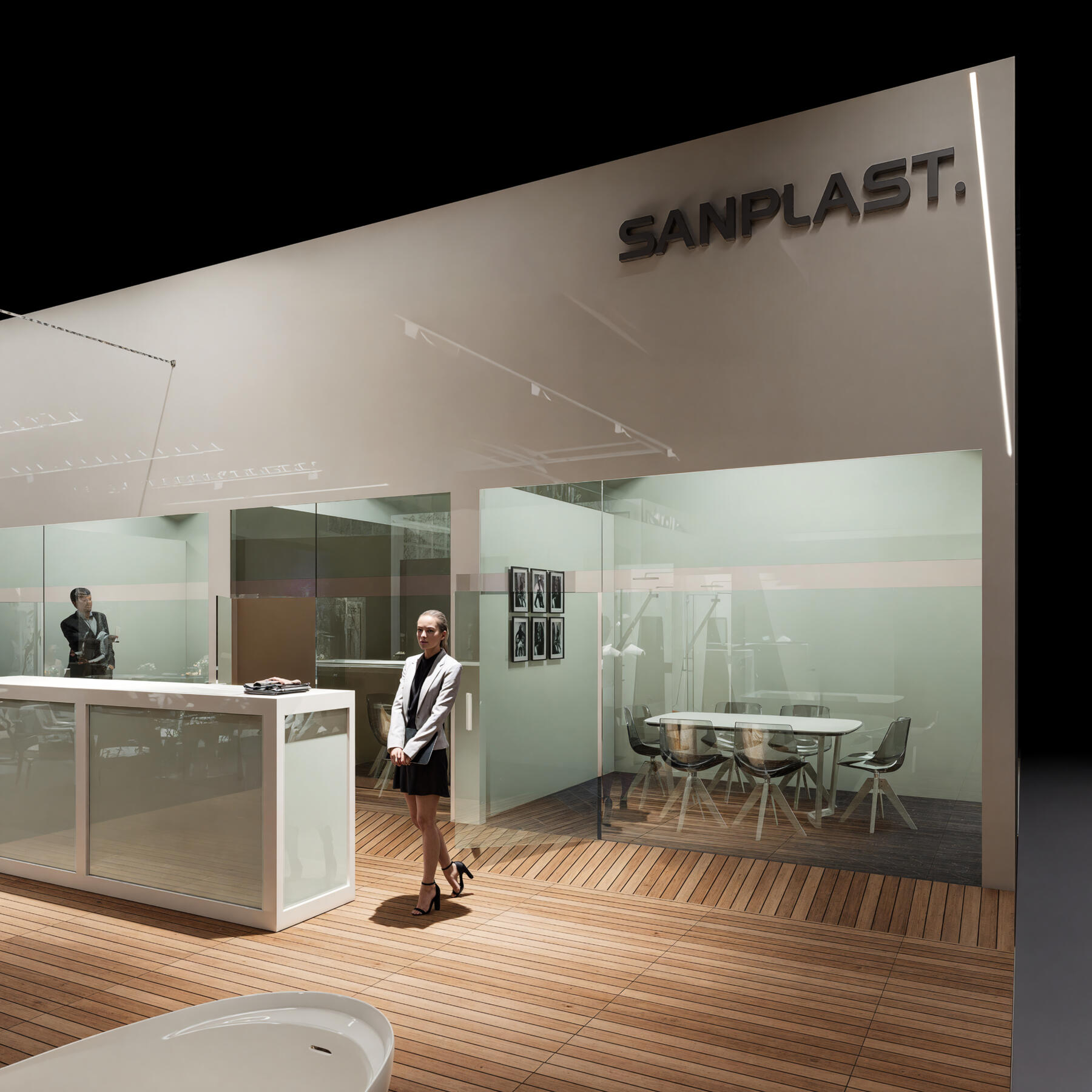 Widok strefy produktów Sanplast