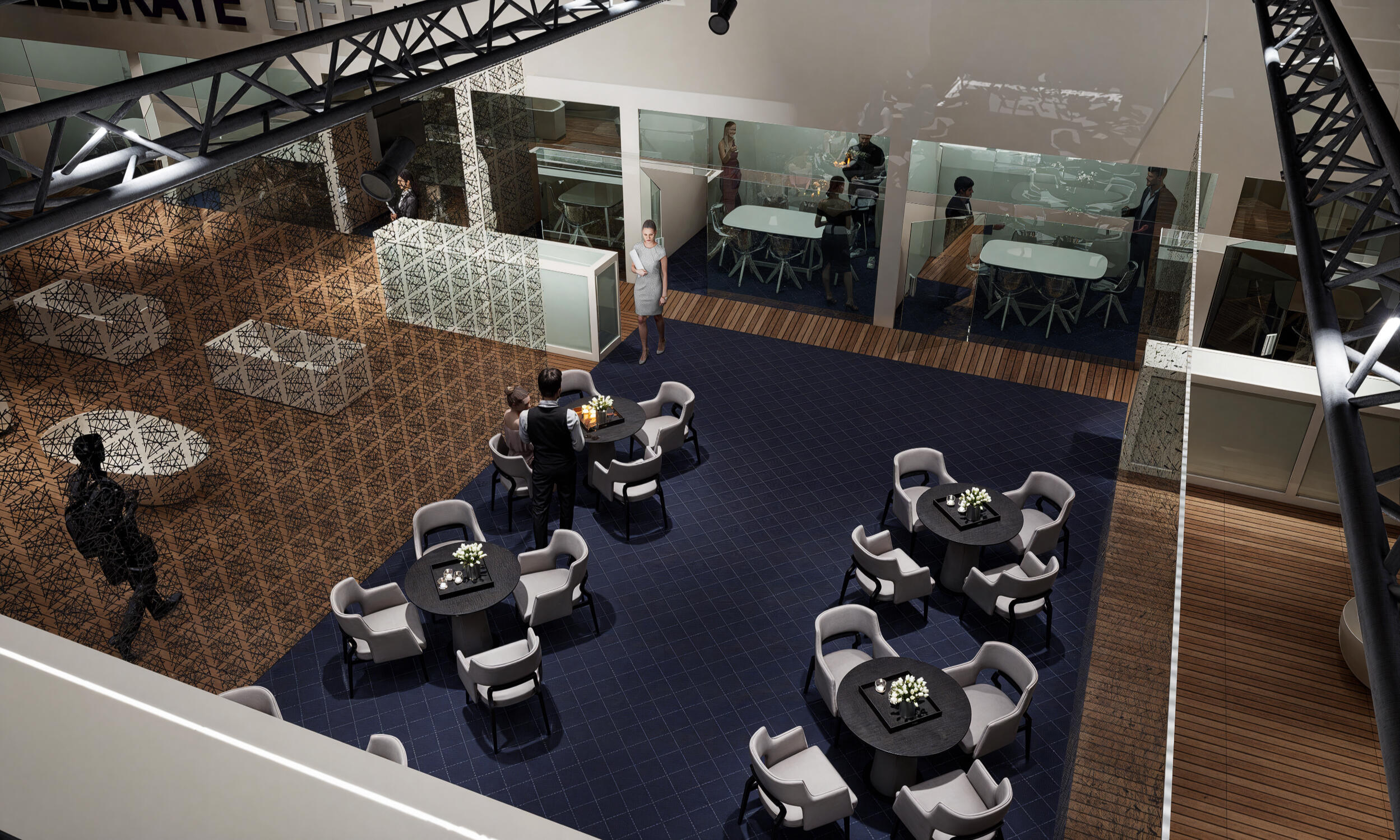 Strefa dla gości targowych