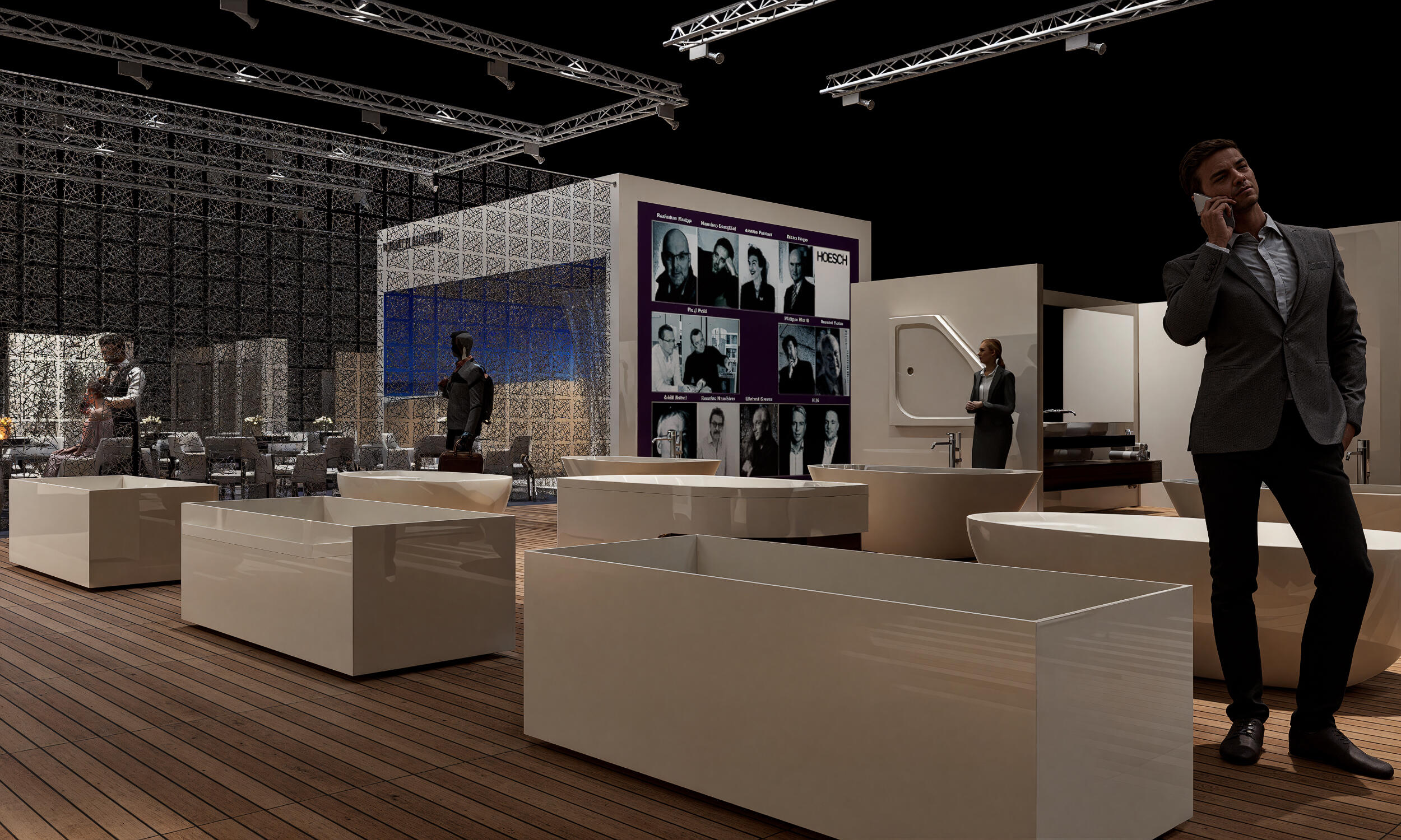 Widok strefy produktów Hoesch