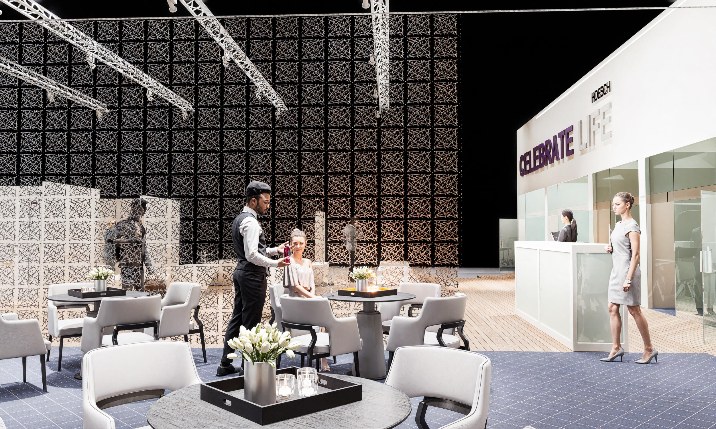 Strefa dla gości targowych