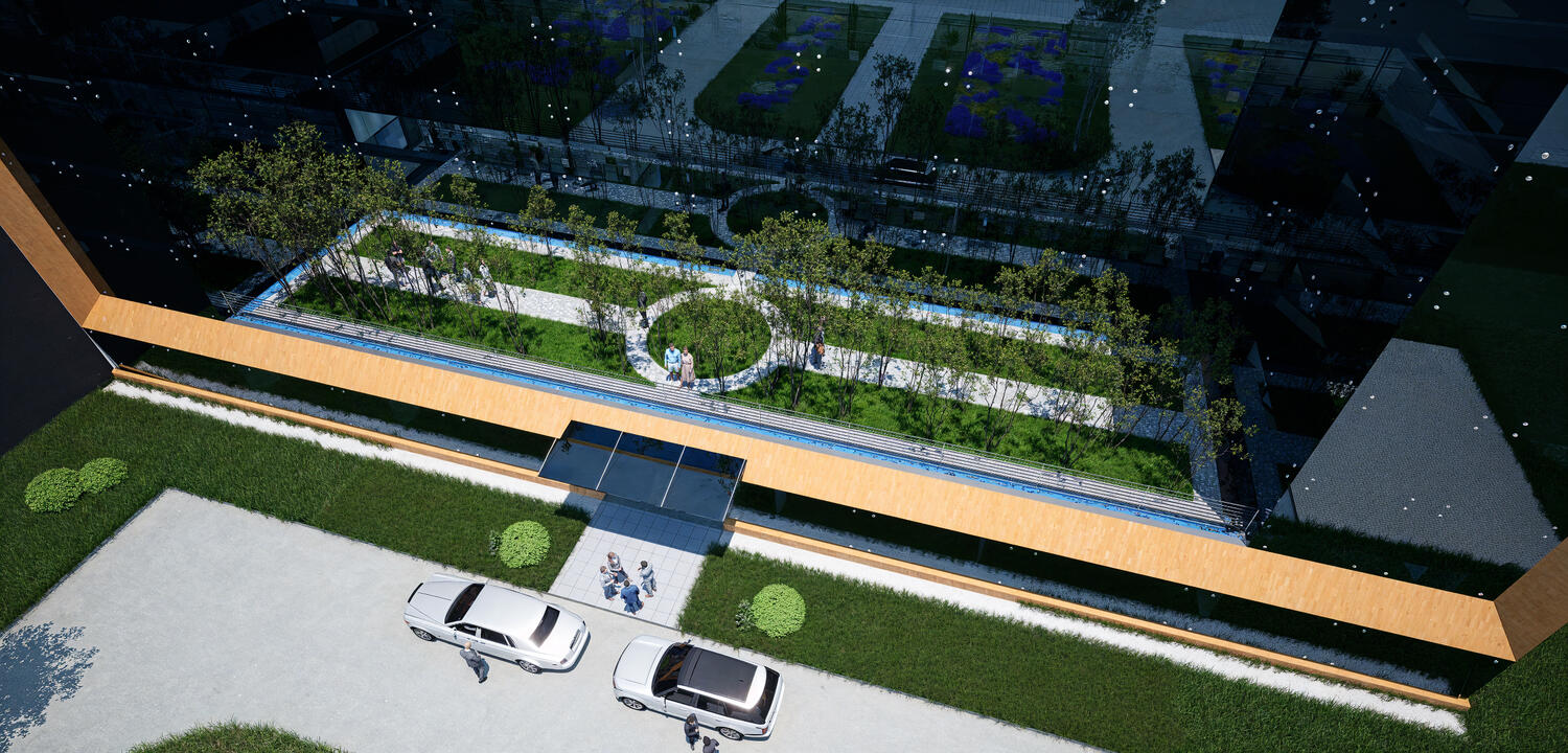 Biurowiec CFI wejście główne