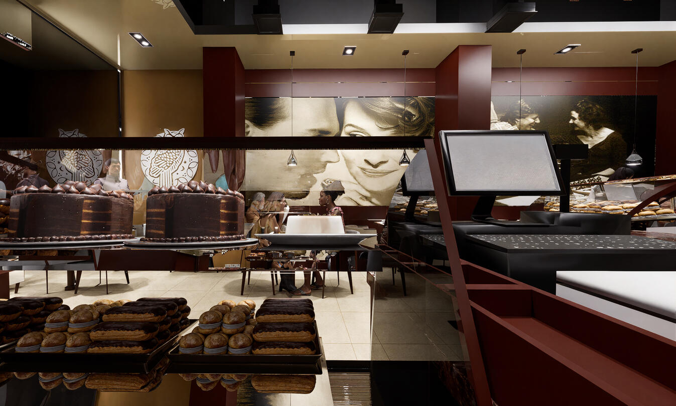 Cukiernia Sowa Wnętrze