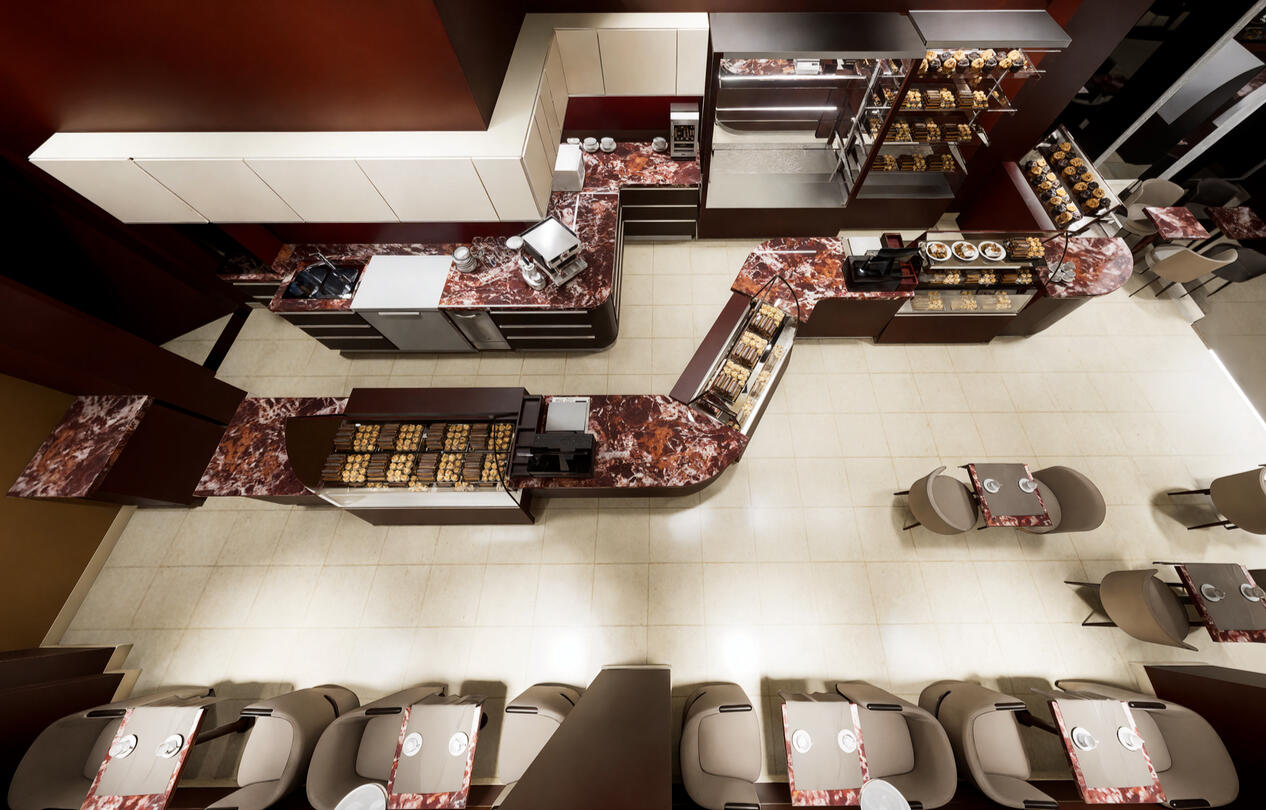 Cukiernia Sowa Wnętrze